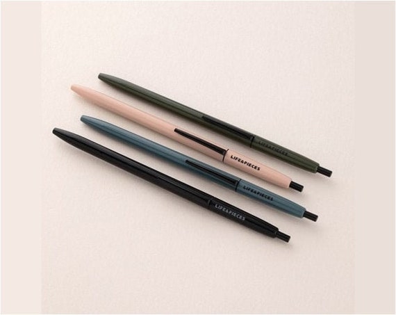 0.5mm Black Ink Slim Ballpoint Pen 10 Colors / Colorful Pens