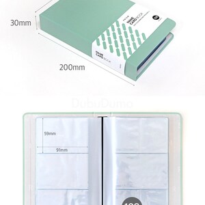 Instax Mini Album PRISM 108 / Business Card Book / Photo Album / Photo Album / Photo Book / Photo Frame, Holder / Scrapbooking image 10
