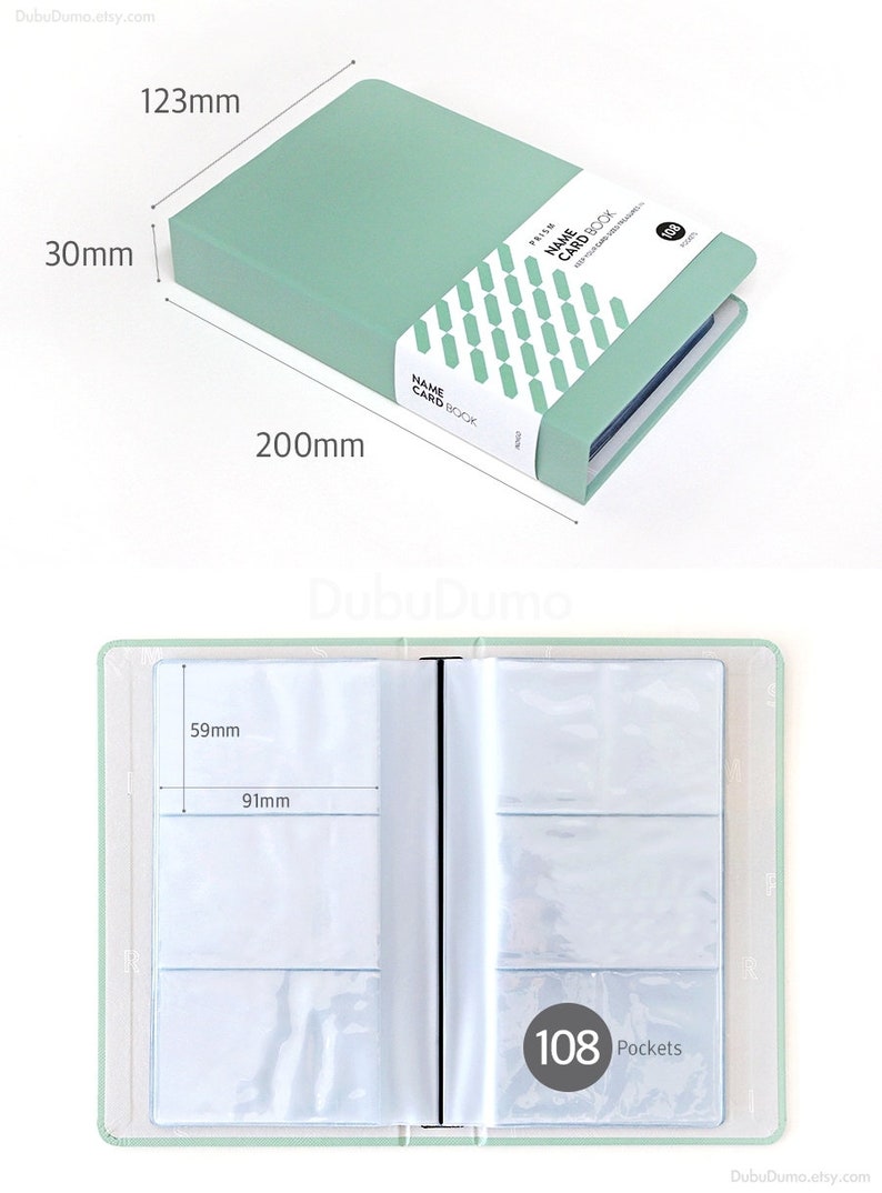 Instax Mini Album PRISM 108 / Business Card Book / Photo Album / Photo Album / Photo Book / Photo Frame, Holder / Scrapbooking image 10