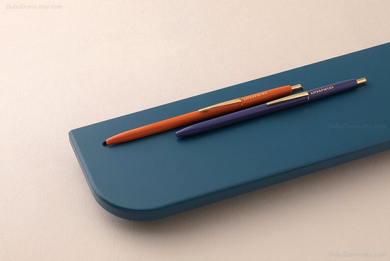 0.5mm Black ink Slim Ballpoint Pen 10 Colors / Colorful Pens / Writing Tools / Journal Pen / Planner Pen / Planner Accessory / Pen Set image 6