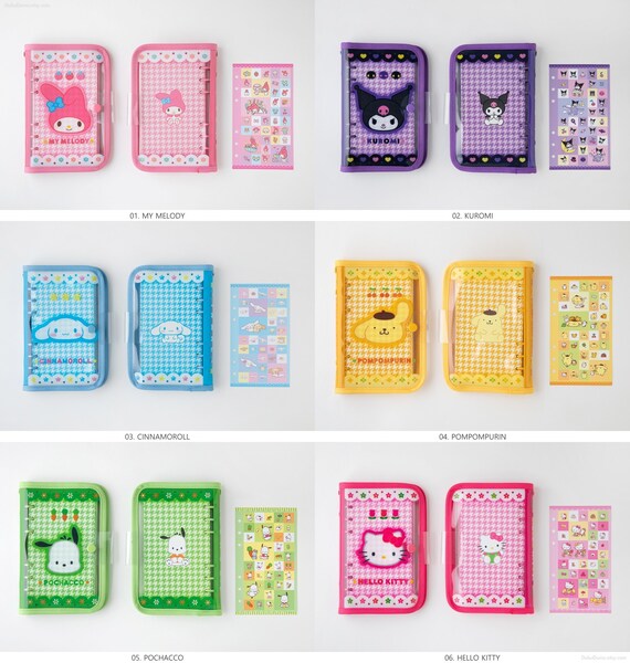 2023 Hello Kitty 6-Rings Personal Organizer Compact Planner