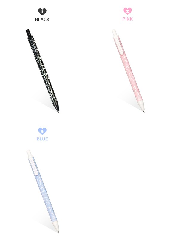 0.5mm Black Ink Composition Gel Pen 3colors / Composition Pens / Writing  Tools / Journal Pen / Planner Pen / Planner Accessory / Pen Set 