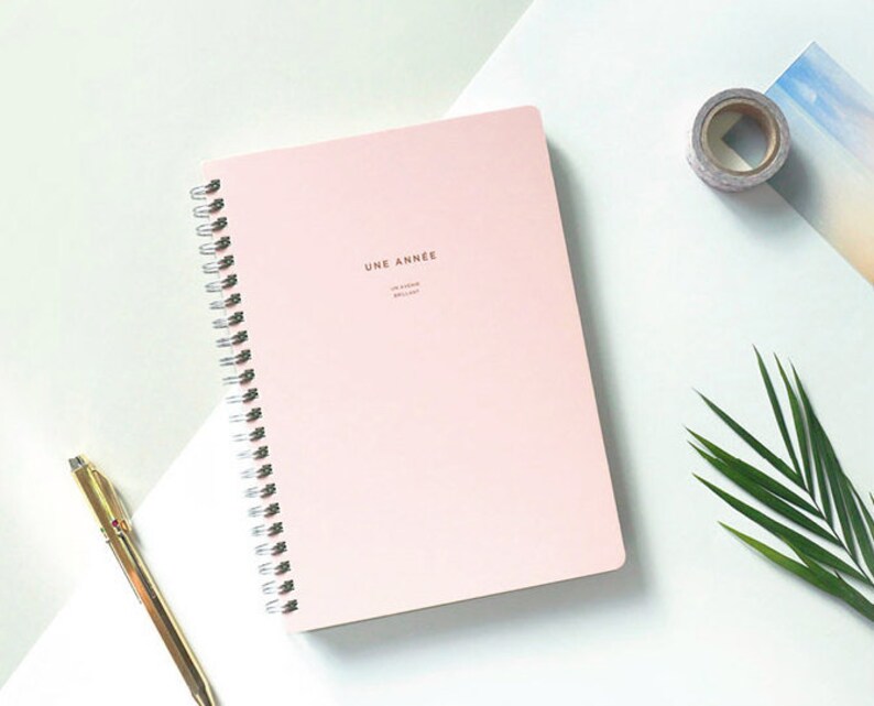 Weekly Planner pink / Monthly Planner / Yearly Planner / Etsy