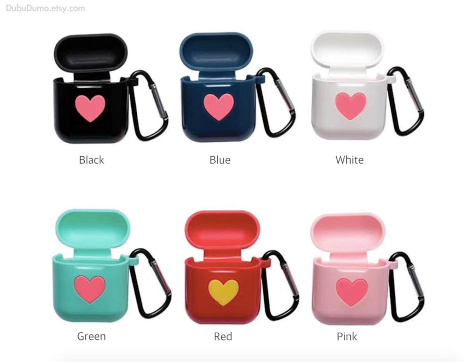 AirPod Case Keychain / Heart AirPods Case / Silicone AirPod Etsy