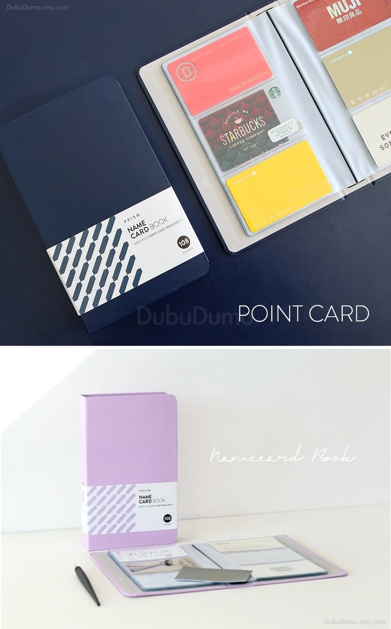 Instax Mini Album PRISM 108 / Business Card Book / Photo Album / Photo Album / Photo Book / Photo Frame, Holder / Scrapbooking image 6