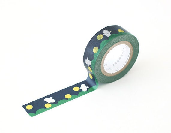 Washi Tape moon Bird / Colorful Masking Tape / Scrapbooking 