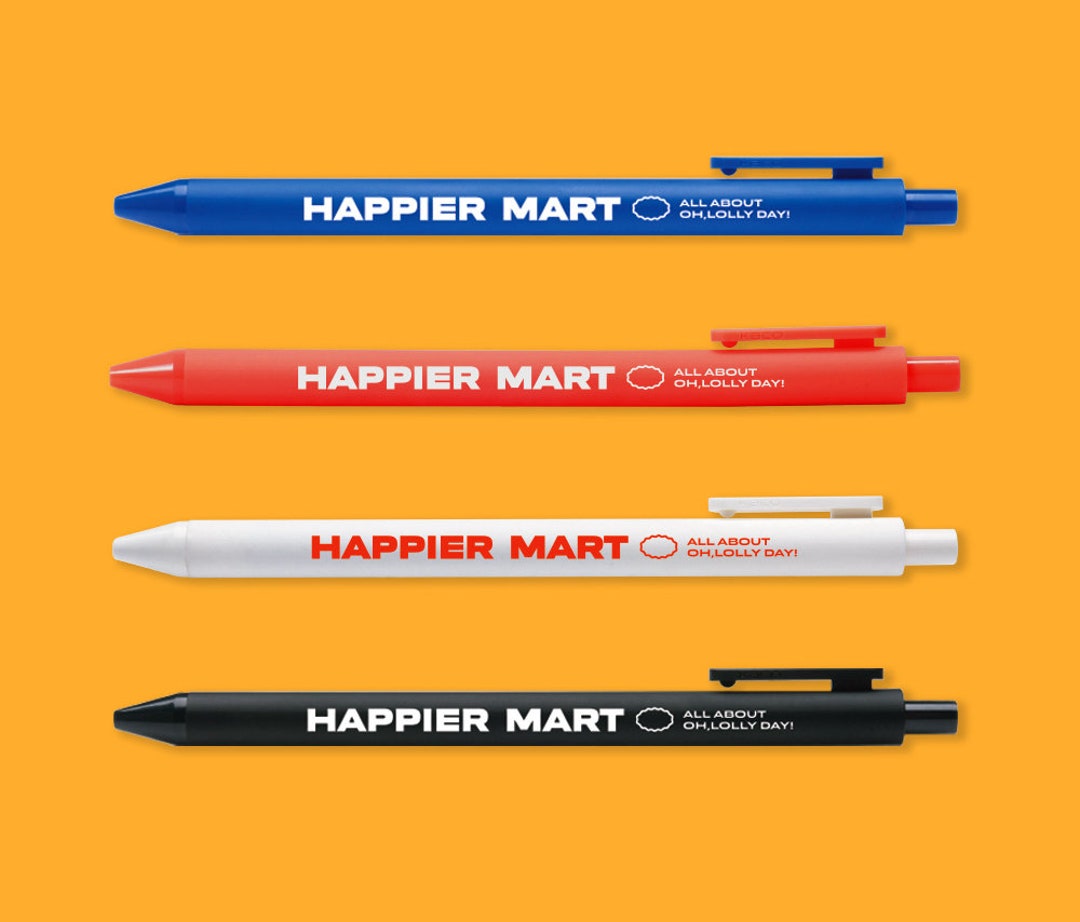 0.5mm Color Ink Pen 4colors / Colorful Pens / Writing Tools / Journal