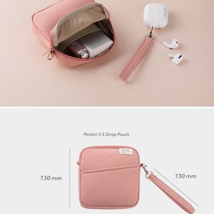 Daily Strap Pouch 4colors / Cosmetics Pouch, Airpods Pro Case, Coin ...