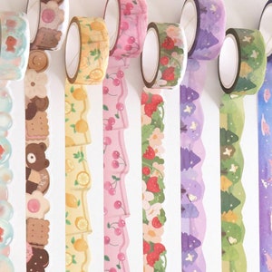 DIY Cut Washi_Sugar 12types / Masking Tape / Scrapbooking / Decoration / Planner Stickers / Planner Tape / Journal / School Sticker imagem 8