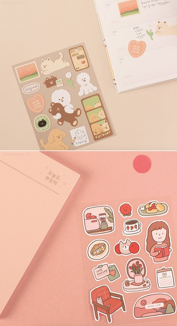 Planner Stickers Ver.cozy 4types / Cute Journal Stickers