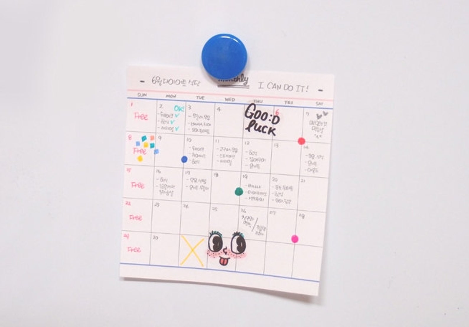 Monthly Planner Sticky Note / Notepad / Notepads / Memo Pad / Etsy