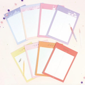 B5 Grid Notepads [8Types] / Simple Notepad / Big Memo pad / Sticky Notes / Stationery / Scrapbooking / School, Office Supplies / Planner