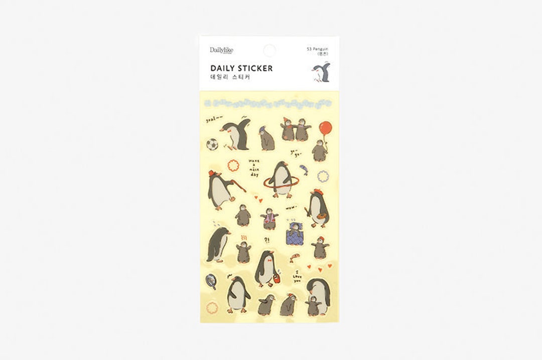 Dailylike Daily Deco Sticker V3, 53 Penguin