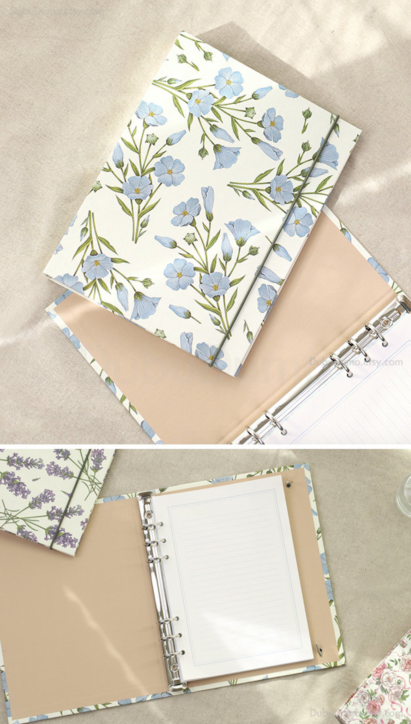 FLORENCE 6 Hole Binder A5 3types / A5 binder / Hardcover 6 Etsy