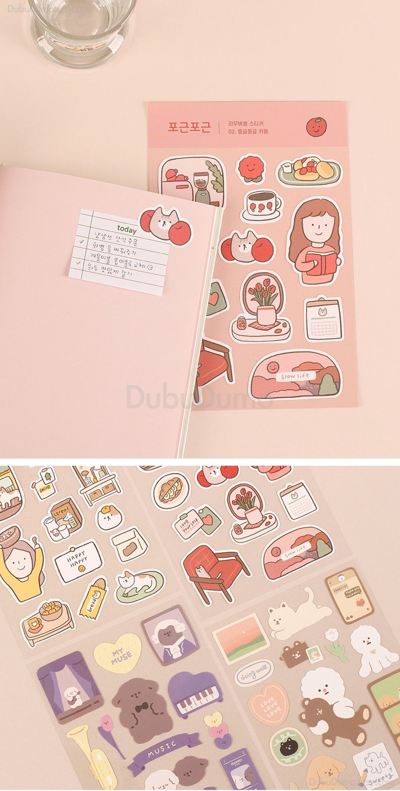 Deco Removable Stickers / Planner Diary Stickers / Journal Etsy