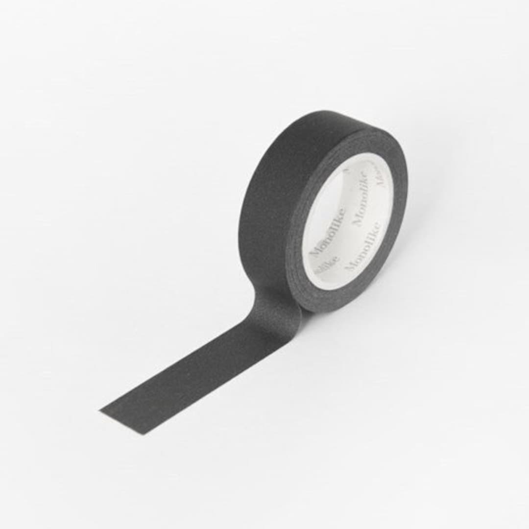 Masking Tape 500 Black / Masking Tape / Scrapbooking / Etsy