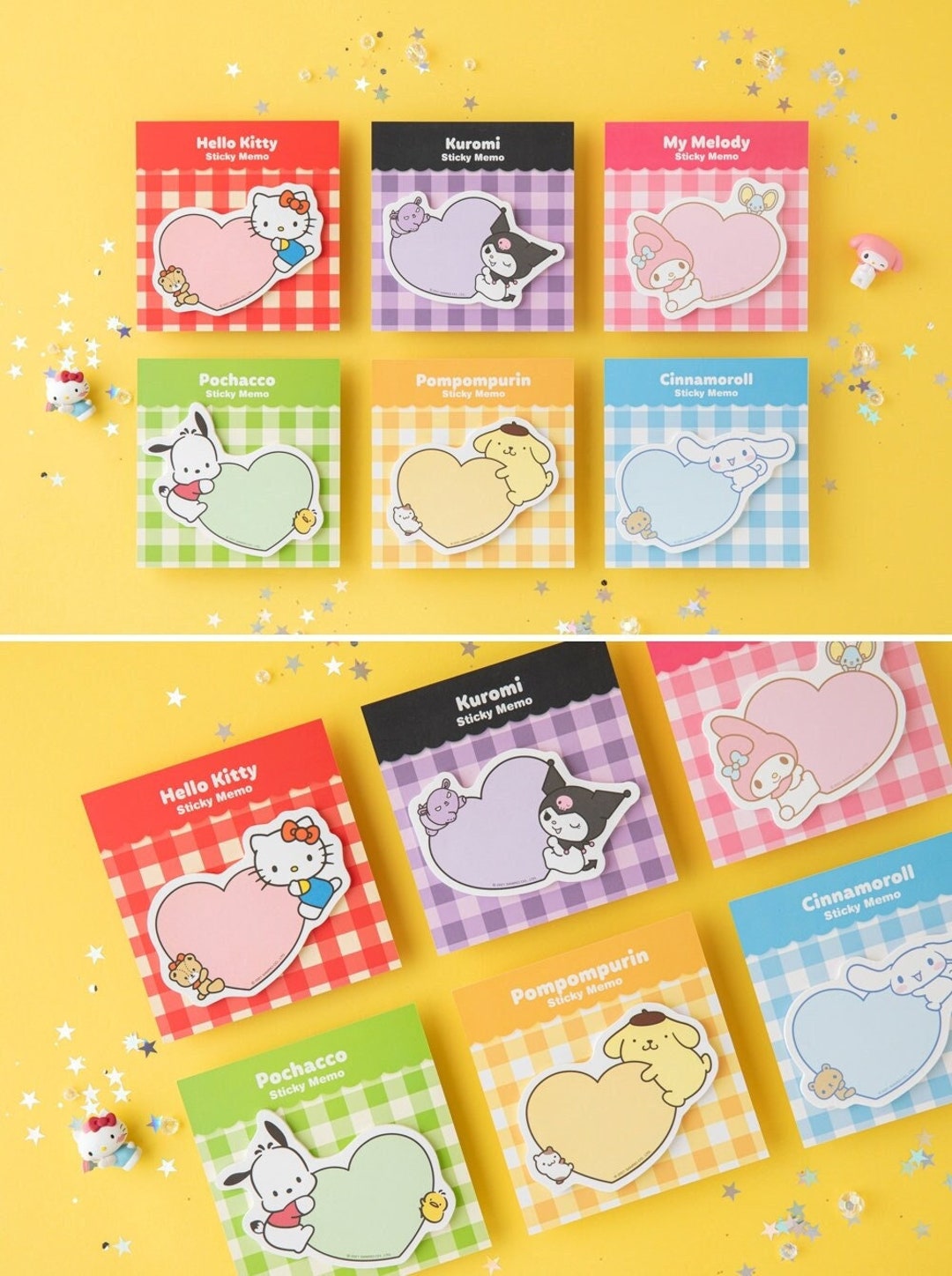 Sanrio Heart Sticky / My Melody Hello Kitty - Etsy