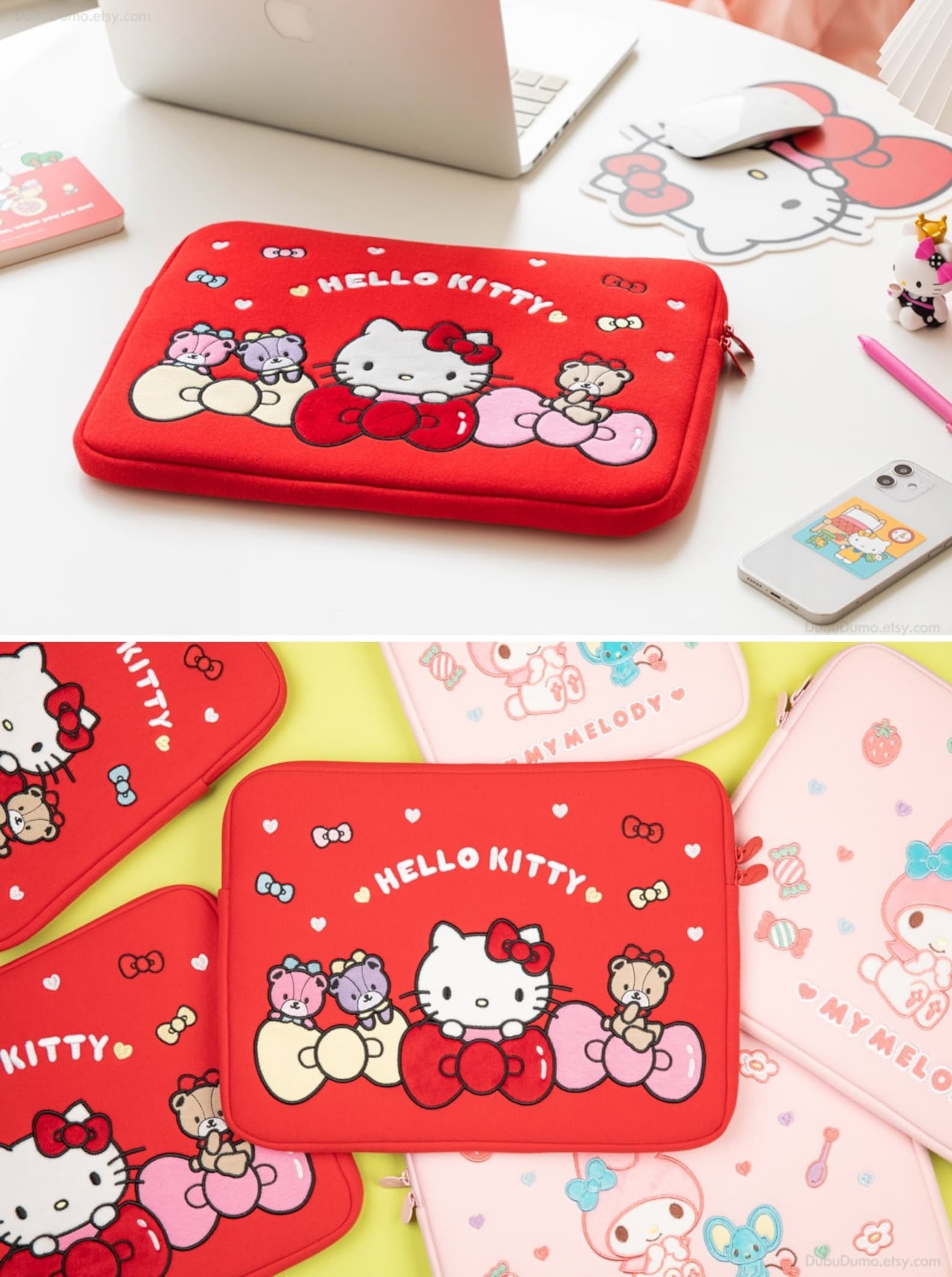 13 15 LAPTOP CASE Hello Kitty / 13 inch 15inch Etsy