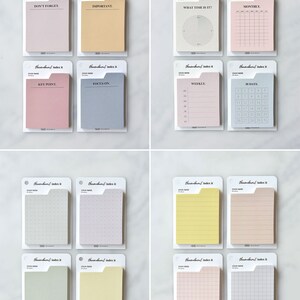 Index Sticky Notes 20types / Bookmark Sticky Note / Notepads, Notepad, Memo Pad / Korean Stationery / Scrapbooking School Supplies 画像 9