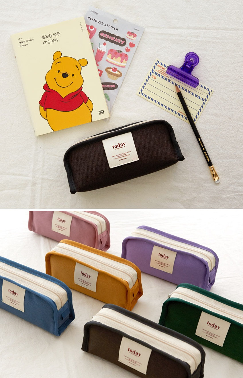 Personalized Modern Name Pencil Case and Travel Pouch – The Cotton & Canvas  Co.