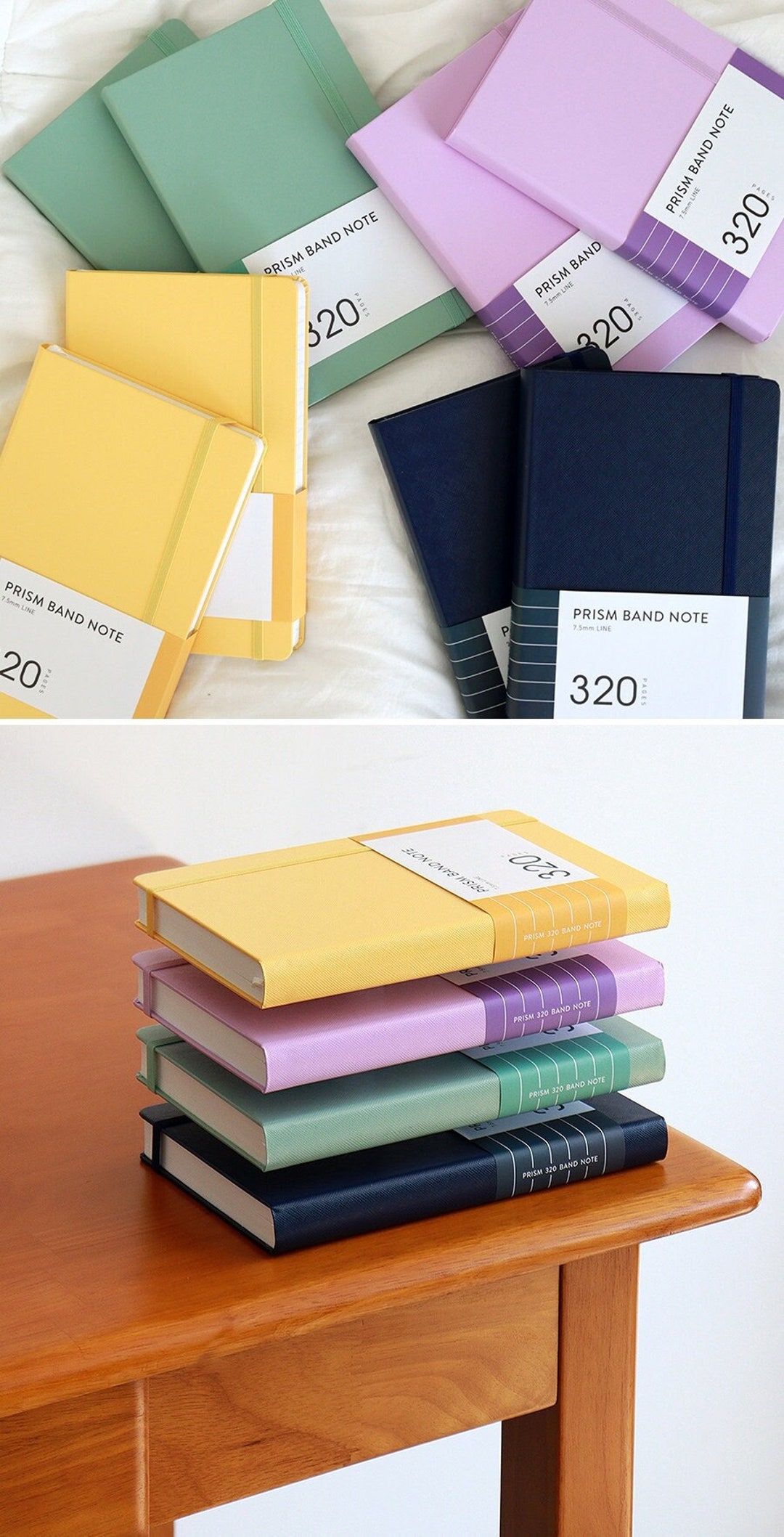 PRISM 320 A5 Line Notebook 4colors / Lined Journal Notebook / Spiral ...