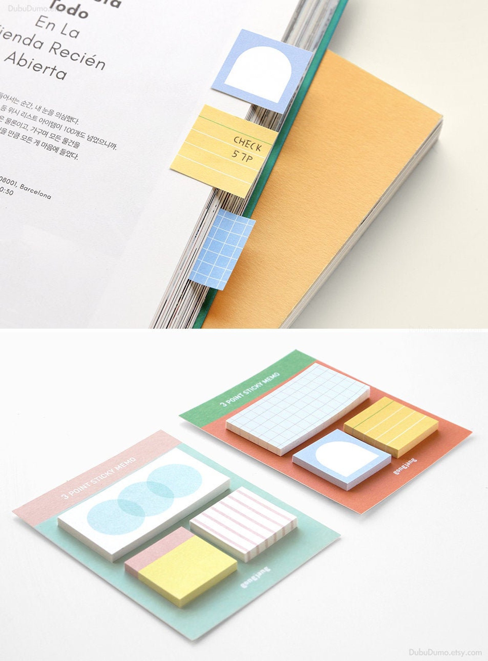 Index Sticky Notes 4types / Bladwijzer Kladblokjes Etsy