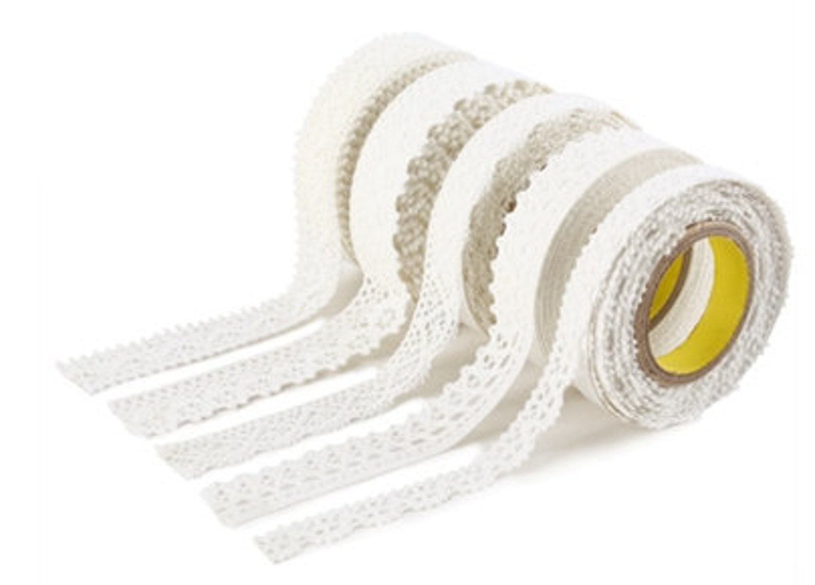Cotton Lace Adhesive Tape White // 5 Types Etsy
