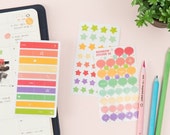 Transparent Planner Sticker Pack ver.3/ Papeterie / Agenda Déco Autocollants / Autocollants Scrapbooking / Autocollants décoratifs / Pack Autocollants Autocollants / Stickers Pack