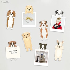 Pet Magnetic Bookmarks / Dog Planner Bookmark / Puppy Journal Bookmark / Bookish / Book Lover Gifts / Scrapbooking / School Supply image 8