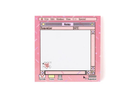 Pink Notepad / Pink Notepads / Memo Pad / Stationery / Scrapbooking /  Organize / Christmas Gift / Cute Notepad / Kawaii Notepad - Etsy