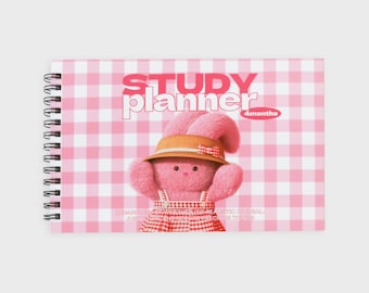 Study Planner for 4 Months / Monthly Planner / Weekly Planner / Diary / Agenda / Journal / Grid Notebook / Student Gifts dubudumo