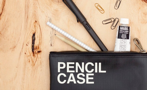 Black Pencil Case 