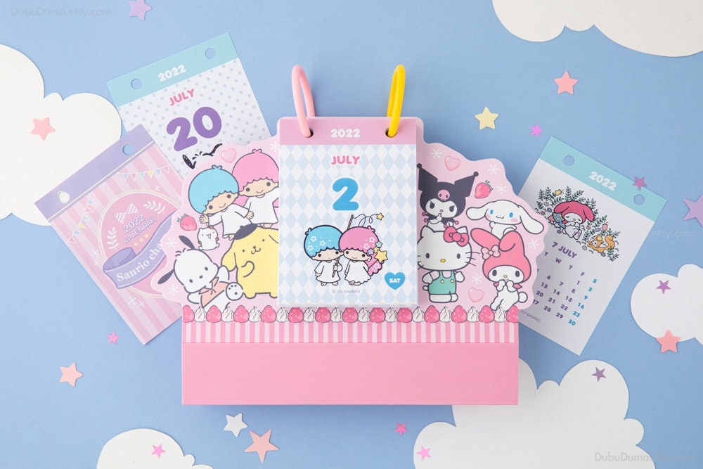 2022 Sanrio Daily Calendar / 2022 Desk Calendar / My Melody / Etsy