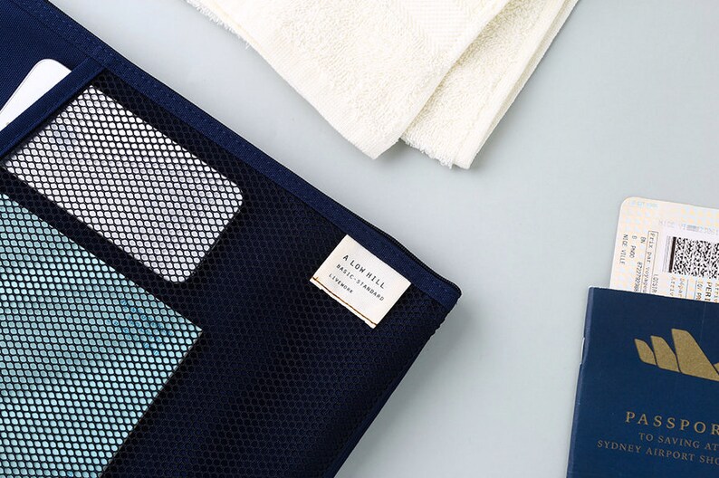 Mesh Pocket File Pouch / A4 Size File Holder / Travel Pouch / Etsy