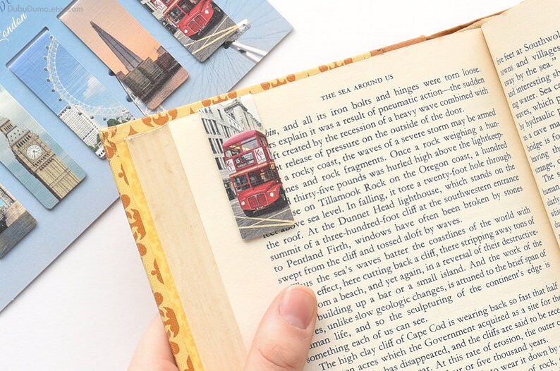 5 London Bookmarks / Planner Bookmark / Bullet Etsy