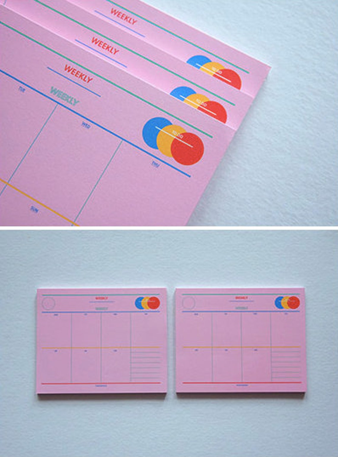 Weekly Planner Notepad V.2 / Weekly Planner Memo pad / 2020 Etsy