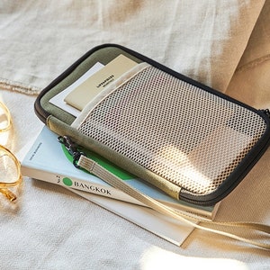 Pocket Daily Pouch [3colors] / Brush Pouch / Cable Pouch / Mesh Pocket / Travel Wallet / Makeup Pouch / Makeup Bag / Office, School Supplies