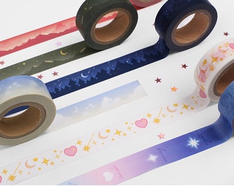 Berg Washi Tape / Masking Tape / Scrapbooking / Dekoration / Planer Sticker / Planer Tape / Journal / Bastelbedarf / DIY