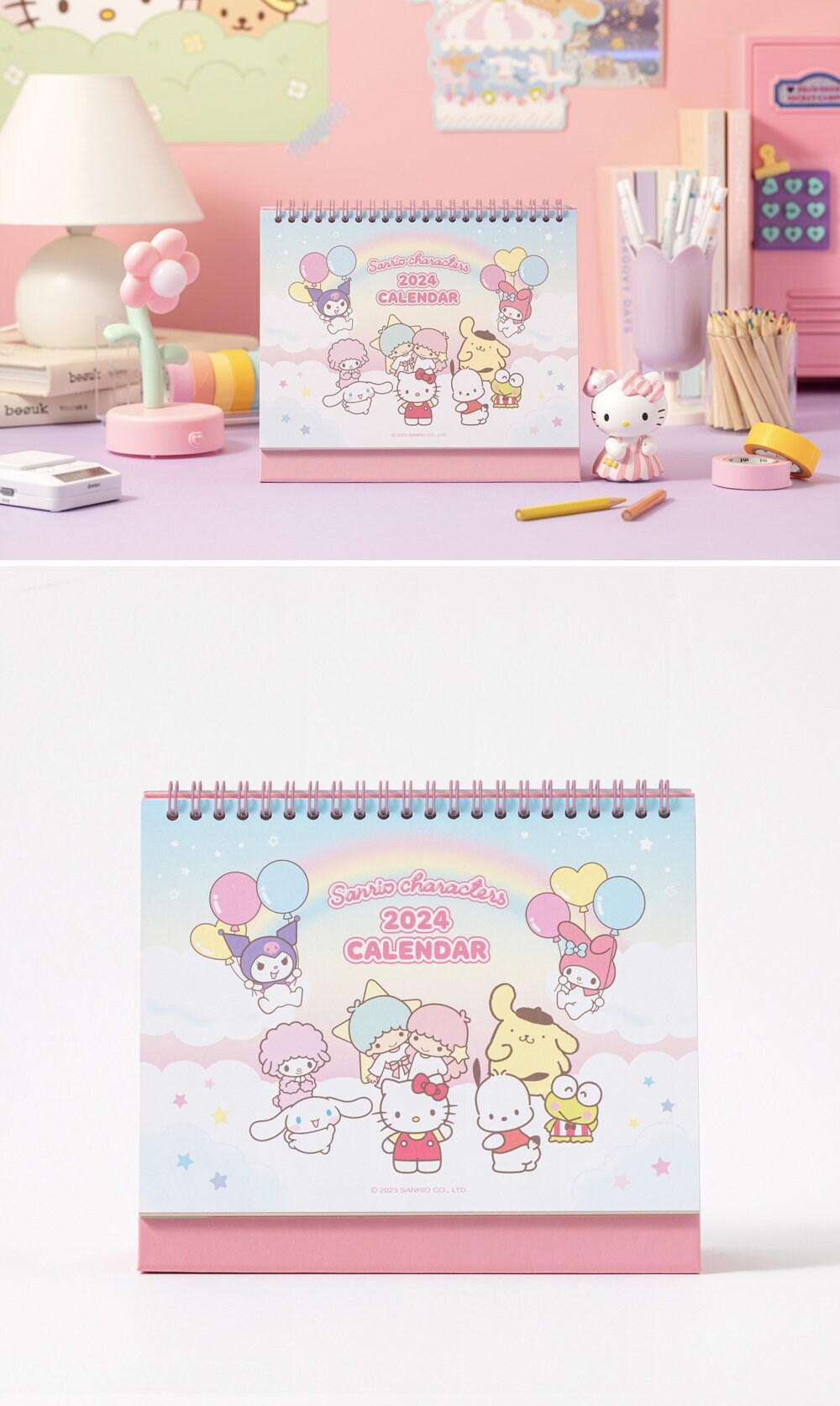 2024 Sanrio POP UP Desk Calendar / 2024 Calendar sold by Cure RealLife