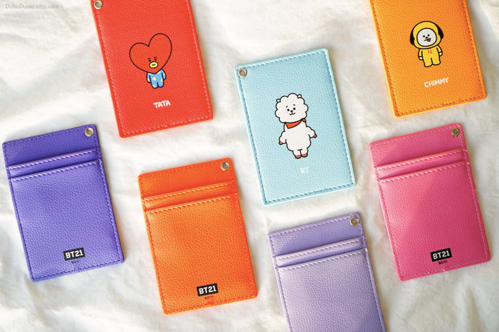 BT21 Card Holder / ID Badge Holder / Transportation Card / Etsy