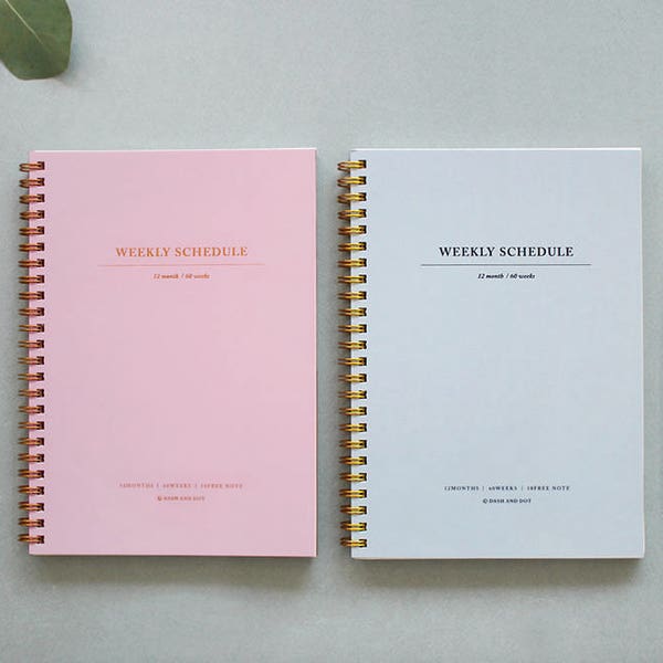 Weekly Planner [Warm Grey / Indi Pink] / Monthly Planner 2020 / 2020 Planner / Planner 2020 / Daily Planner / Bullet Journal / Agenda