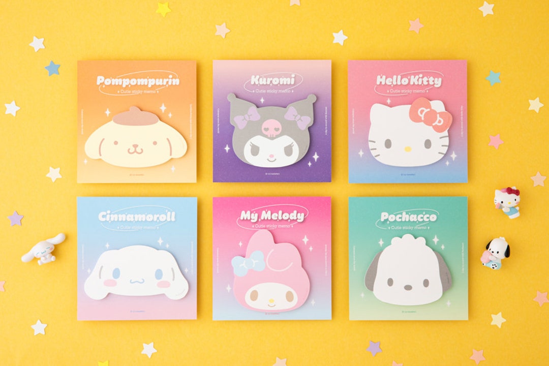 Sanrio Characters Giant Dessert Time Sticky Notes