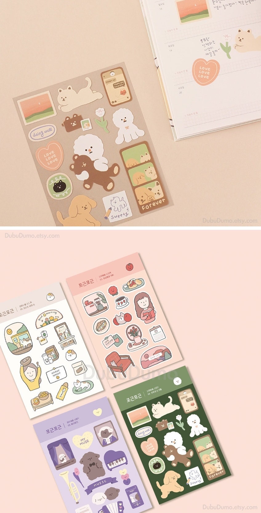 Deco Removable Stickers / Planner Diary Stickers / Journal Etsy
