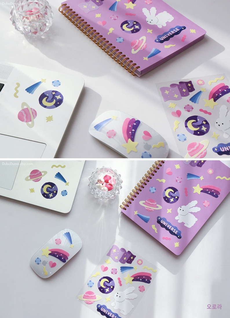 Deco Stickers 6types / Planner Diary Stickers / Journal Etsy