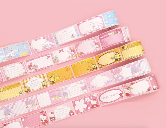 SANRIO Rolling Masking Tape / My Melody, Kuromi / Scrapbooking / Decoration  / Journal / Planner Supplies / DIY / Study Planner -  Israel