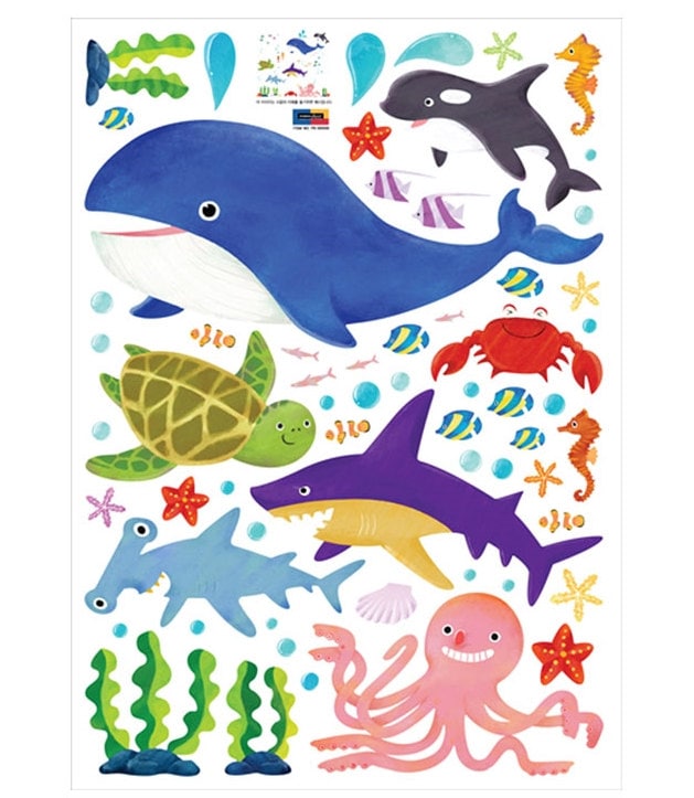 Ocean Wall Decal / Under the Sea Wall Decal Sticker Etsy