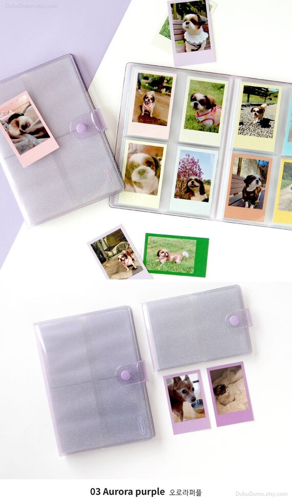 Transparent Polaroid Photo Album Instax Mini, Clear PVC Photo Album for  Polaroid Instax, 3 4 5 6 Inches Mini Photo Albums Business Card -   Israel