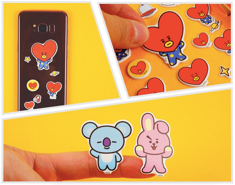 BT21 Planner Stickers / BTS Soft Stickers / Scrapbooking / Decoration / Journal / Planner Supplies / DIY / Diary Deco Stickers image 3