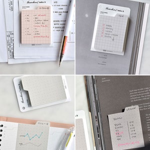 Index Sticky Notes 20types / Bookmark Sticky Note / Notepads, Notepad, Memo Pad / Korean Stationery / Scrapbooking School Supplies 画像 7