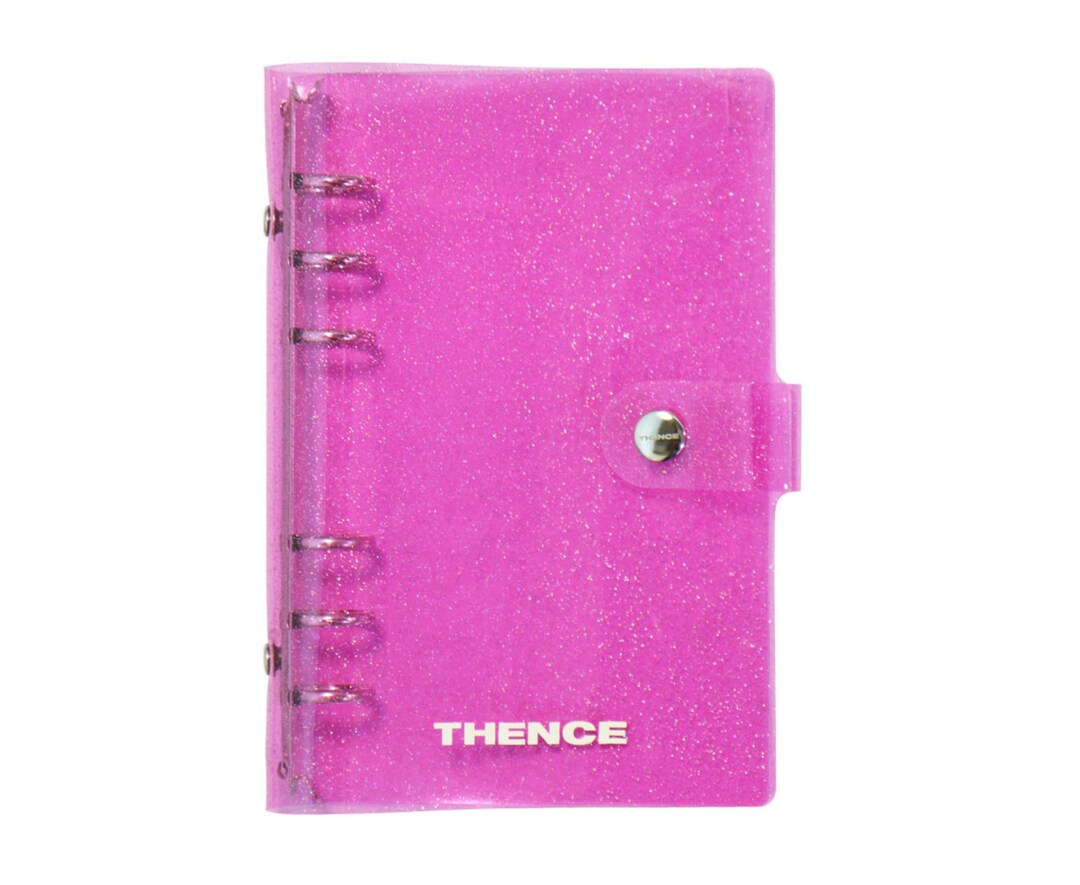 A6 Pink Glitter Planner Binder / 6 Ring Binder / A6 Planner Binder